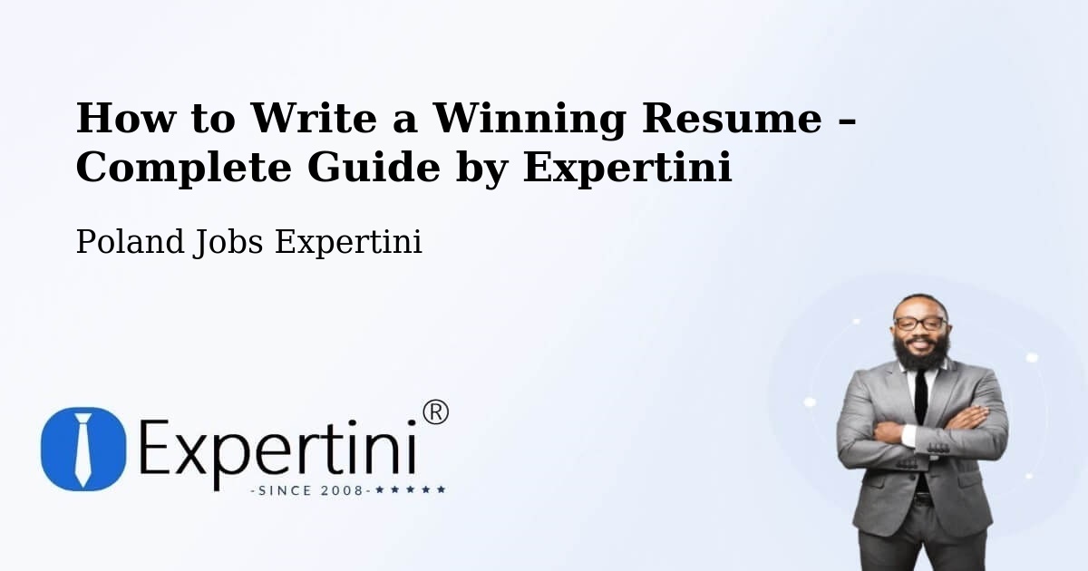 Resume Writing Guide for Job Seekers – Teresin - Teresin, Poland Jobs Expertini